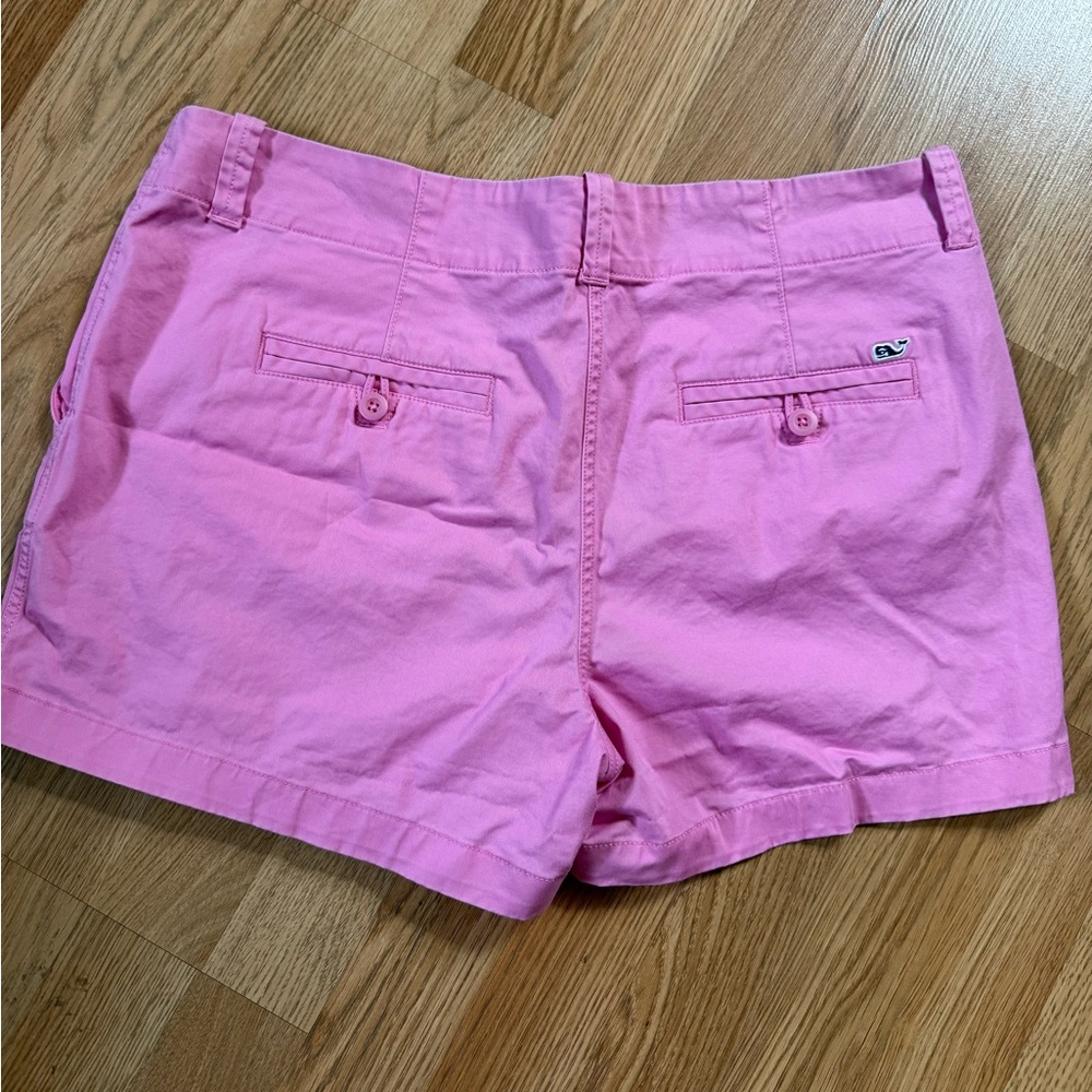 Vineyard Vines Pink Cotton Chino Bermuda Shorts